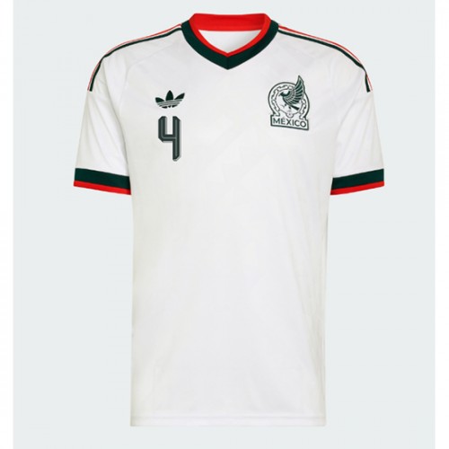 Mexiko Edson Alvarez #4 Replika Bortatröja VM 2026 Kortärmad